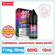 Just Juice Nic Salt - Exotic Fruit - Cherimoya Grapefruit And Berries | Smokey Joes Vapes Co