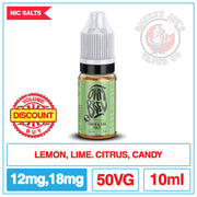 Ohm Brew - Lemon Lime Lolly - Nic Salts | Smokey Joes Vapes Co