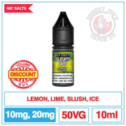 Old Pirate Nic Salt Slushy - Lemon and Lime | Smokey Joes Vapes Co