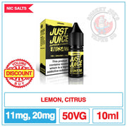 Just Juice Nic Salt - Lemonade | Smokey Joes Vapes Co