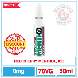 Riot Squad - Menthol Cherry - 50ml | Smokey Joes Vapes Co