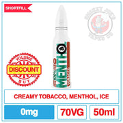 Riot Squad - Menthol Tobacco - 50ml | Smokey Joes Vapes Co