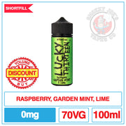 Lucky Thirteen - Botanical - Raspberry Garden Mint Lime - 100ml | Smokey Joes Vapes Co