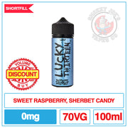 Lucky Thirteen - Candy - Raspberry Sherbets - 100ml | Smokey Joes Vapes Co