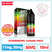 Just Juice Nic Salt - Exotic Fruit - Strawberry And Curuba | Smokey Joes Vapes Co