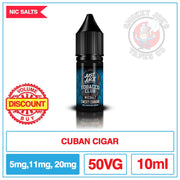 Just Juice Nic Salt - Sweet Cubano Tobacco | Smokey Joes Vapes Co