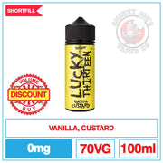 Lucky Thirteen - Dessert - Vanilla Custard - 100ml | Smokey Joes Vapes Co