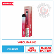 Vozol Bar 500 - Lychee Ice |  Smokey Joes Vapes Co.
