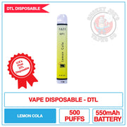 Vape Disposable - Lemon Cola - 20mg |  Smokey Joes Vapes Co.