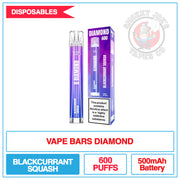 Vape Bars Diamond - Blackcurrant Squash - 20mg