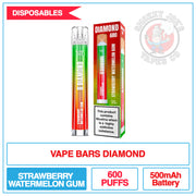 Vape Bars Diamond - Strawberry Watermelon Gum - 20mg