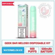 Geek Bar - Meloso 600 - Watermelon Ice | Smokey Joes Vapes Co
