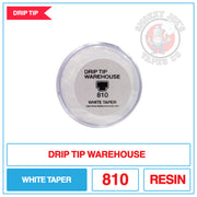 Drip Tip Warehouse - 810 Drip Tip - White Taper |  Smokey Joes Vapes Co.
