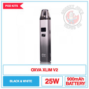 Oxva Xlim V2 Black & White | Smokey Joes Vapes Co