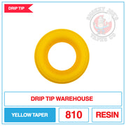 Drip Tip Warehouse - 810 Drip Tip - Yellow Taper |  Smokey Joes Vapes Co.