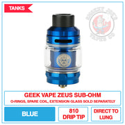 Geek Vape Zeus Sub-Ohm Tank |  Smokey Joes Vapes Co.
