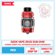Geek Vape Zeus Sub-Ohm Tank |  Smokey Joes Vapes Co.