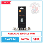 Zeus Sub-Ohm Coil - 5pk |  Smokey Joes Vapes Co.