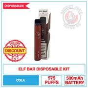 Elf Bar - Cola - 20mg | Smokey Joes Vapes Co