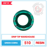 Drip Tip Warehouse - 810 Drip Tip - Green Cobra |  Smokey Joes Vapes Co.