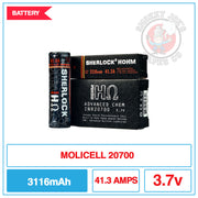 Hohm Tech - Sherlock Hohm 20700 Battery |  Smokey Joes Vapes Co.