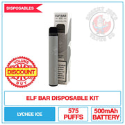 Elf Bar - Lychee Ice - 20mg | Smokey Joes Vapes Co