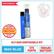 Elf Bar - Mad Blue - 20mg | Smokey Joes Vapes Co
