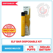 Elf Bar - Mango Milk Ice - 20mg | Smokey Joes Vapes Co