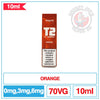 T2 - Orange - 10ml |  Smokey Joes Vapes Co.