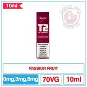 T2 - Passion Fruit - 10ml |  Smokey Joes Vapes Co.