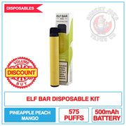 Elf Bar - Pineapple Peach Mango - 20mg | Smokey Joes Vapes Co
