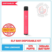 Elf Bar - Pink Lemonade - 0mg.